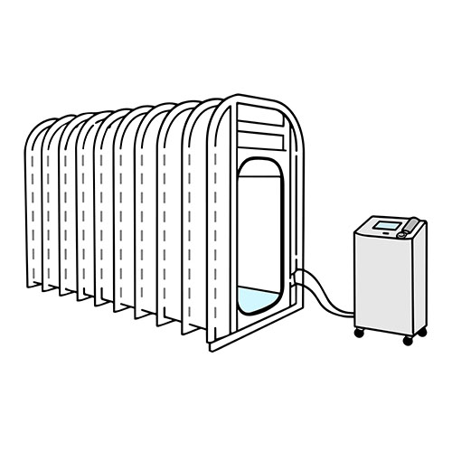 酸素ルームとおふろ