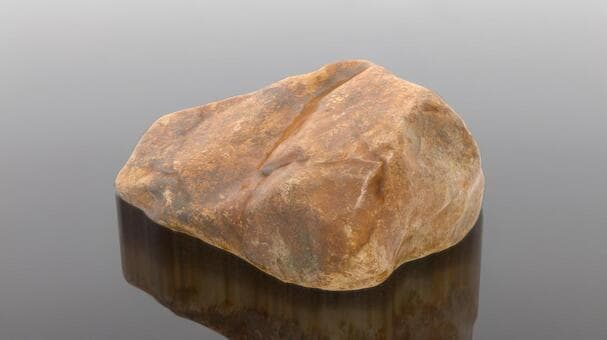 展示されている隕石