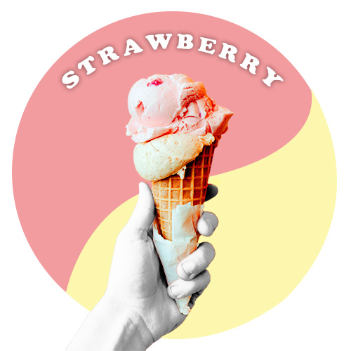 ストロベリーアイス